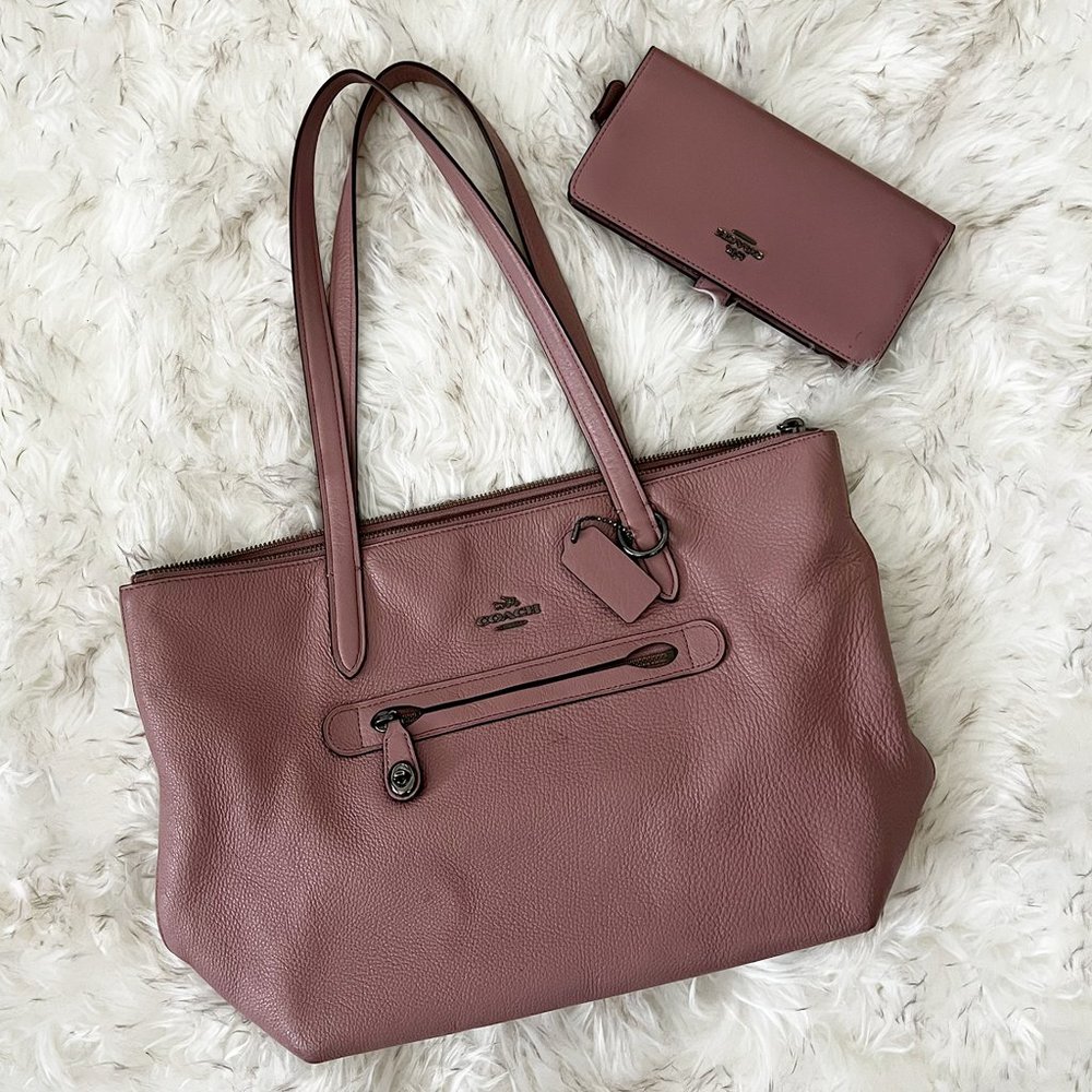 Coach Taylor Tote + FREE Matching Wallet